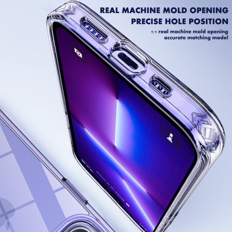 For iPhone 14 Pro Max Crystal Clear Shockproof Phone Case (Transparent)