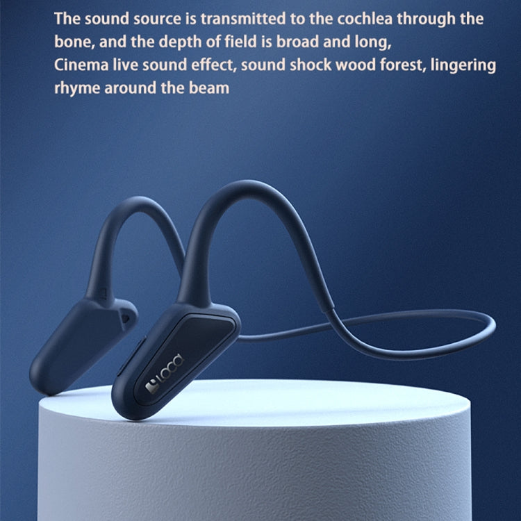 LOCA Z2 Bone Conduction Portable Sports Bluetooth Headset(Black)