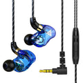 QKZ SK7 3.5mm Sports In-ear Copper Driver Wired HIFI Stereo Earphone with Mic