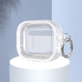 Two-color Photo Frame PC+TPU Anti-fall Wireless Earphone Case with Hook, For AirPods 1/2, For AirPods 3, For AirPods Pro
