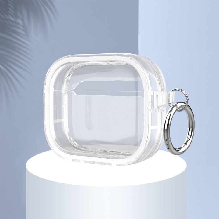 Two-color Photo Frame PC+TPU Anti-fall Wireless Earphone Case with Hook, For AirPods 1/2, For AirPods 3, For AirPods Pro