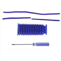 3 in 1 Velvet Strip Hose Soft Velvet Floor Brush Hose Strips For Dyson V7 / V8 / V10 / V11