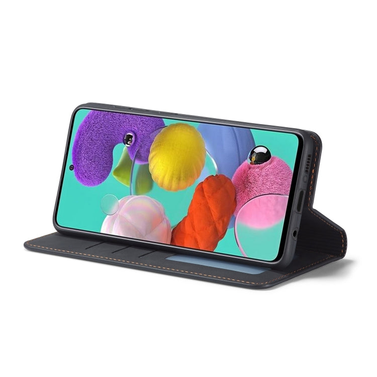 Forwenw Dream Series Oil Edge Strong Magnetism Horizontal Flip Leather Case with Holder & Card Slots & Wallet & Photo Frame, For Galaxy A51, For Galaxy A71, For Xiaomi Redmi Note 8 Pro, For Xiaomi Redmi Note 8, For Galaxy S20, For Galaxy S20 Plus