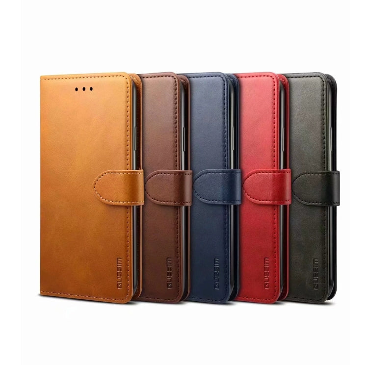 GUSSIM Business Style Horizontal Flip Leather Case with Holder & Card Slots & Wallet, For Galaxy A51