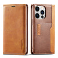 LC.IMEEKE LC-001 Color Matching Frosted Leather Phone Case, For iPhone 14 Pro Max