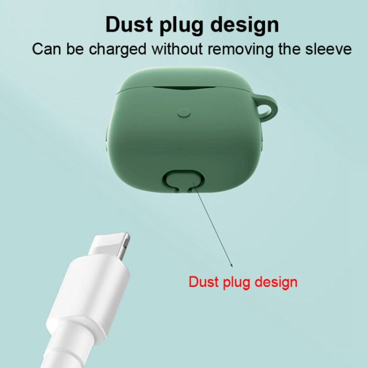 Pure Color Bluetooth Earphone Silicone Case, For SoundPEATS Air 3