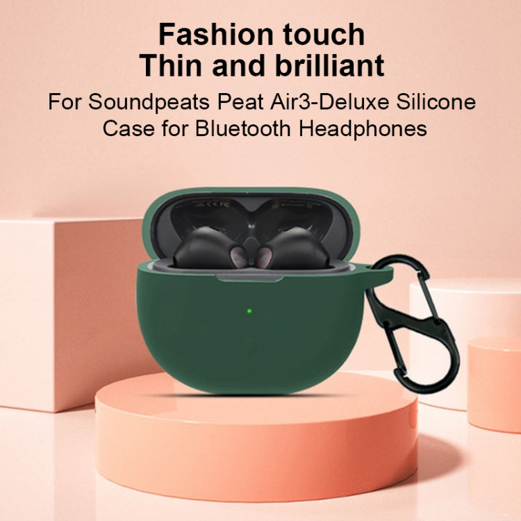 Pure Color Bluetooth Earphone Silicone Case, For SoundPEATS Air3-Deluxe