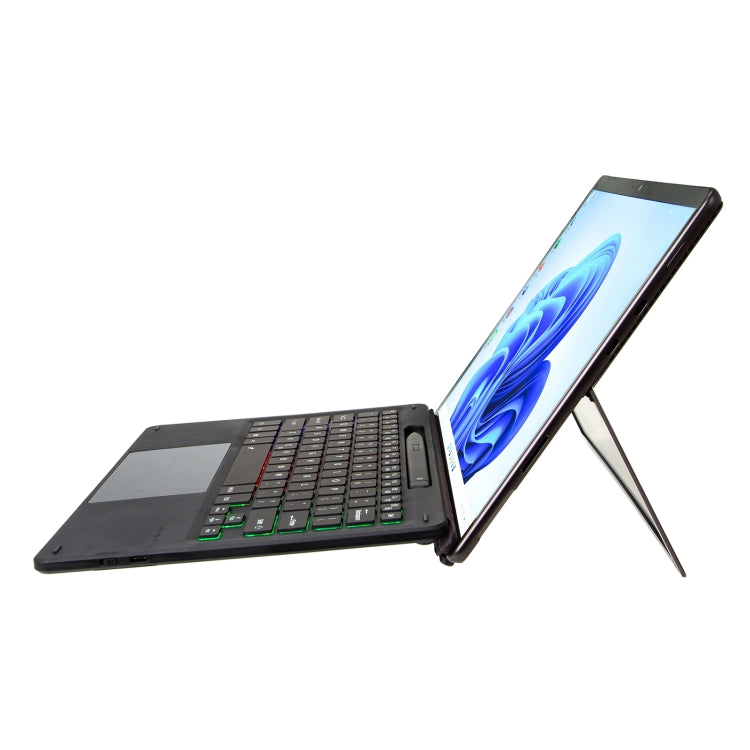 KF17S Tri-color Backlit Touch Bluetooth Keyboard, For Microsoft Surface Pro 8/Pro X