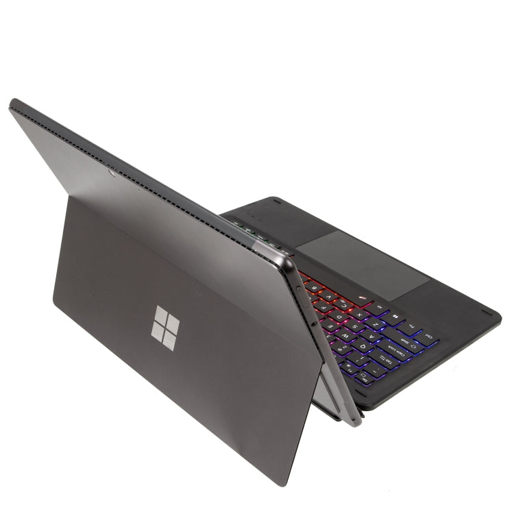 KF17S Tri-color Backlit Touch Bluetooth Keyboard, For Microsoft Surface Pro 8/Pro X
