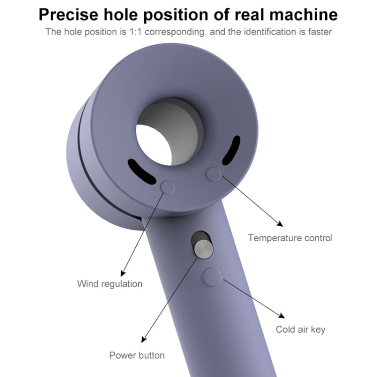 Hairdryer Shockproof Silicone Protective Case For Dyson(Coral Orange)