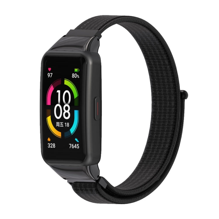 Mijobs Breathable Nylon Watch Band, For Huawei Band 6 / Honor Band 6