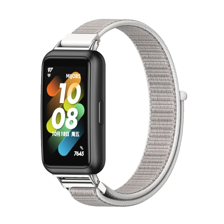 Mijobs Breathable Nylon Watch Band, For Huawei Band 7 / 7 NFC