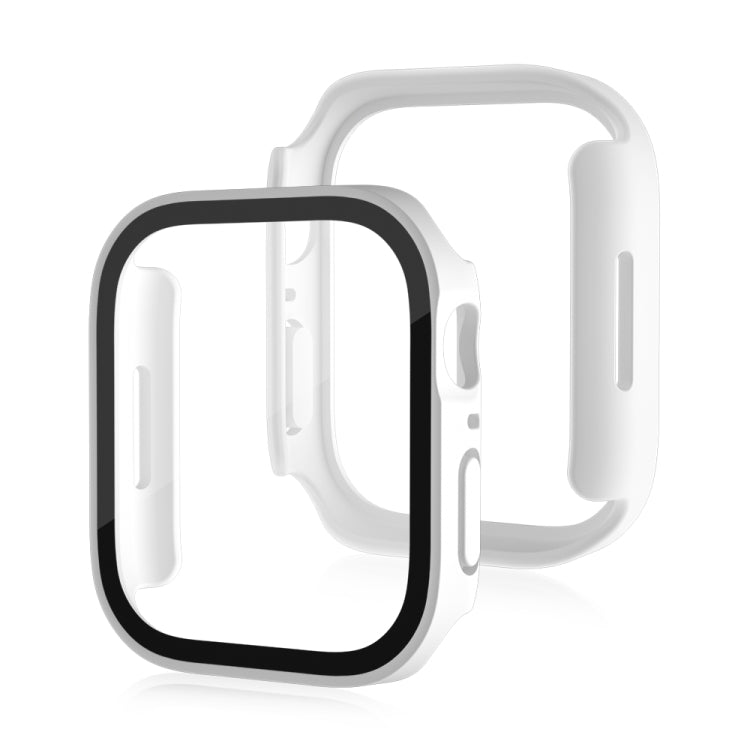 Life Waterproof Frosted 2 in 1 PC Frame + Tempered Glass Protective Case, For Apple Watch Series 9 / 8 / 7 45mm, For Apple Watch Series 9 / 8 / 7 41mm