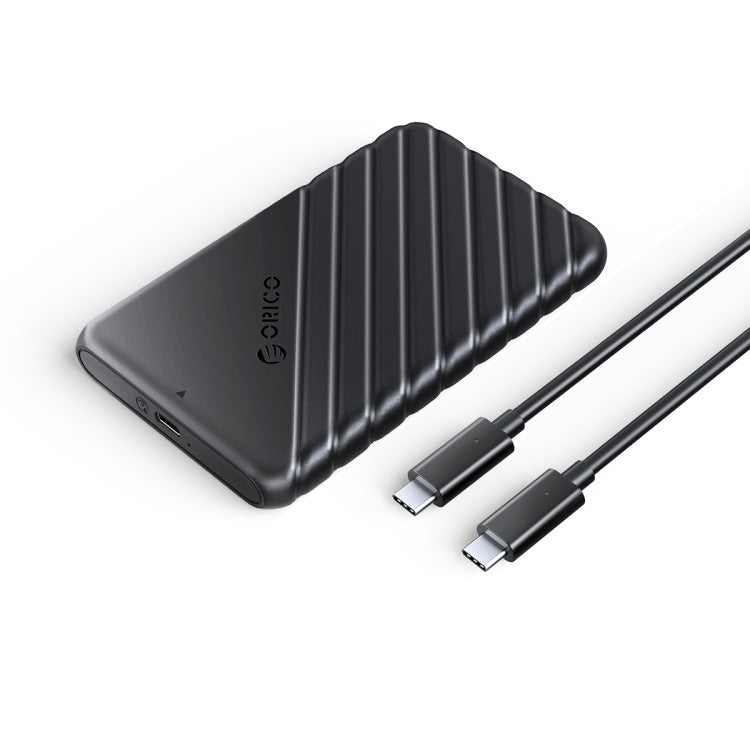 ORICO 25PW1C-C3 Type-C to Type-C 2.5 inch External Storage Hard Drive Case(Black)