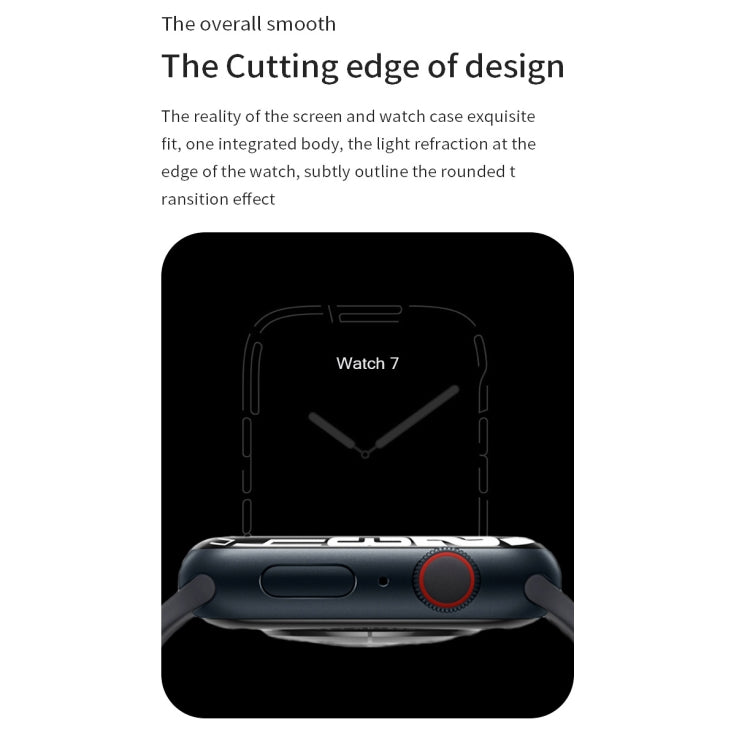 Watch 8 Max 1.85 inch Wireless Charging Bluetooth Call NFC Smartwatch(Black)