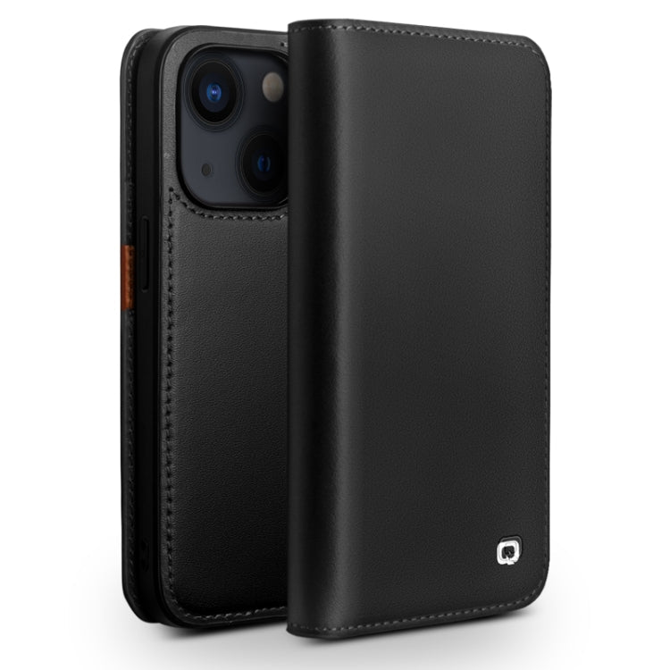 QIALINO Business Horizontal Flip PU Phone Case, For iPhone 14, For iPhone 14 Plus, For iPhone 14 Pro Max