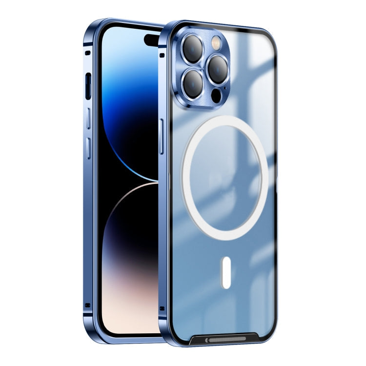Frosted Metal Phone Case with Magnetic, For iPhone 13 Pro Max, For iPhone 14, For iPhone 14 Plus, For iPhone 14 Pro, For iPhone 14 Pro Max