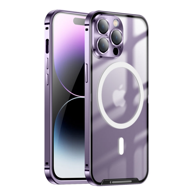 Frosted Metal Phone Case with Magnetic, For iPhone 13 Pro Max, For iPhone 14, For iPhone 14 Plus, For iPhone 14 Pro, For iPhone 14 Pro Max