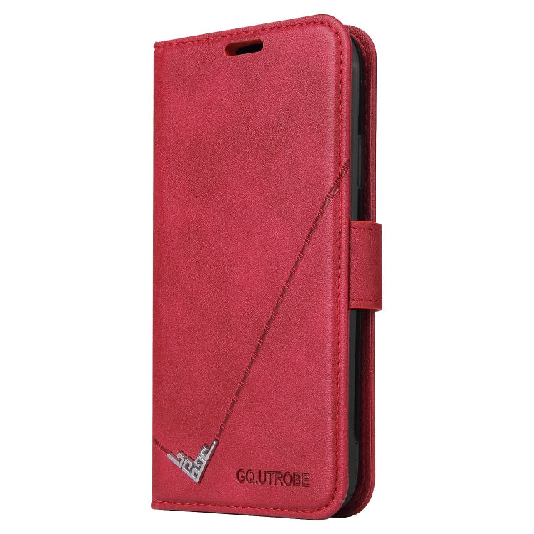 GQUTROBE Right Angle Leather Phone Case, For iPhone 13, For iPhone 13 mini, For iPhone 13 Pro, For iPhone 13 Pro Max
