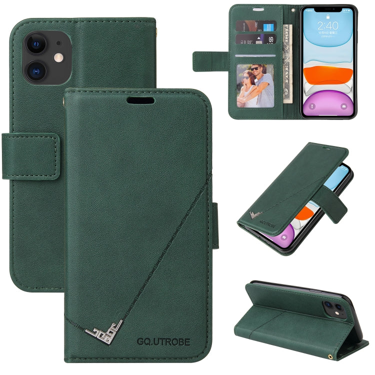 GQUTROBE Right Angle Leather Phone Case, For iPhone 11 Pro, For iPhone 11 Pro Max, For iPhone X / XS, For iPhone XR