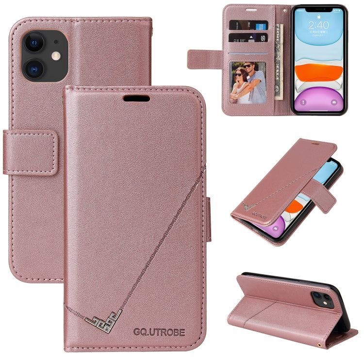 GQUTROBE Right Angle Leather Phone Case, For iPhone 11 Pro, For iPhone 11 Pro Max, For iPhone X / XS, For iPhone XR