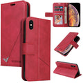 GQUTROBE Right Angle Leather Phone Case, For iPhone XS Max, For iPhone 7 Plus / 8 Plus, For iPhone 6 Plus / 6s Plus, For iPhone 6 / 6S