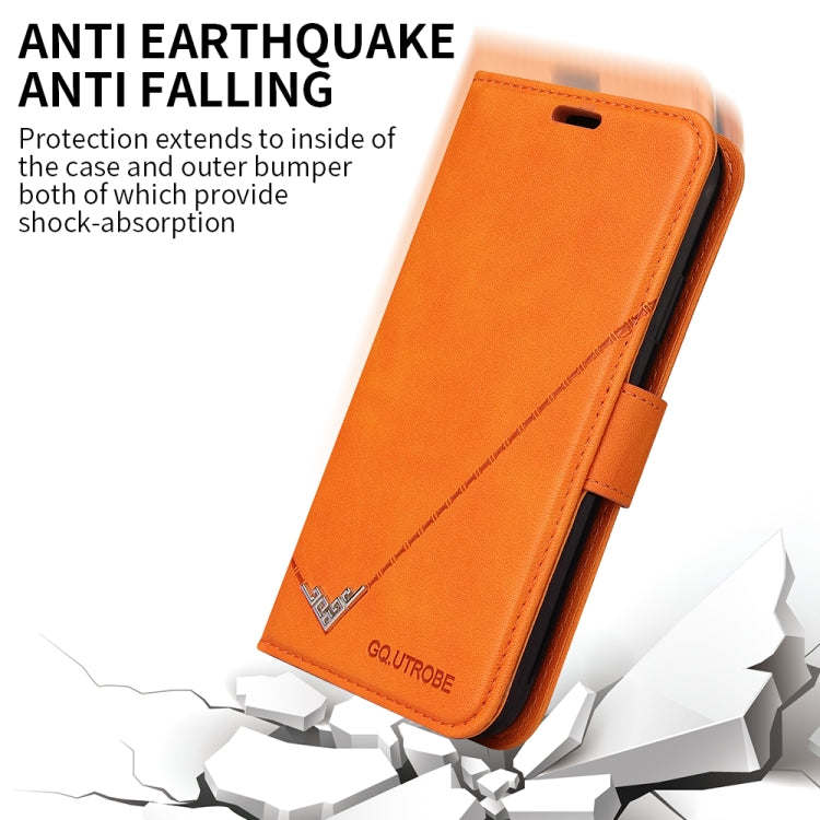 GQUTROBE Right Angle Leather Phone Case, For iPhone 7 / 8 / SE 2020 / SE 2022