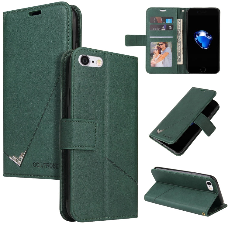 GQUTROBE Right Angle Leather Phone Case, For iPhone 7 / 8 / SE 2020 / SE 2022