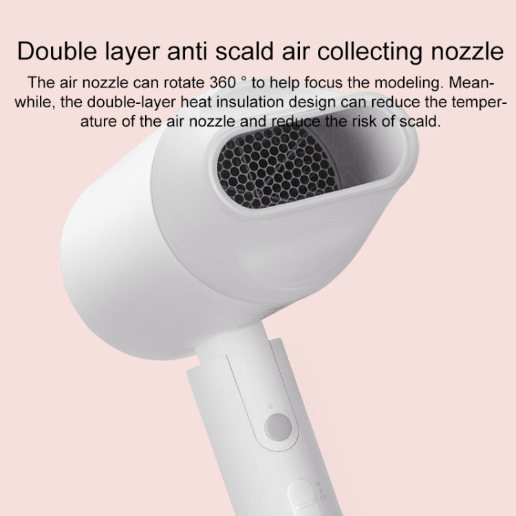Original Xiaomi Mijia H100 Negative Ion Portable Electric Hair Dryer, US Plug, H100 (Pink)