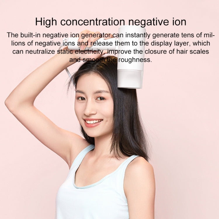 Original Xiaomi Mijia H100 Negative Ion Portable Electric Hair Dryer, US Plug, H100 (Pink)