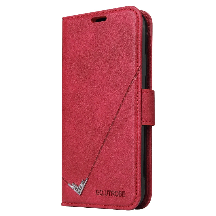GQUTROBE Right Angle Leather Phone Case, For Samsung Galaxy S21 5G, For Samsung Galaxy S21+ 5G, For Samsung Galaxy S21 Ultra 5G, For Samsung Galaxy S22 5G