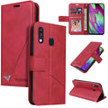 GQUTROBE Right Angle Leather Phone Case, For Samsung Galaxy A20e, For Samsung Galaxy A20s, For Samsung Galaxy A10s, For Samsung Galaxy A10 / M10