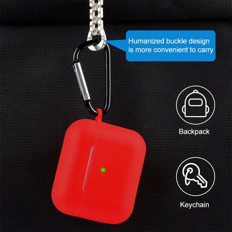 5 in 1 Silicone Earphone Protective Case + Earphone Bag + Earphones Buckle + Hook + Anti-lost Rope Set, For AirPods 3