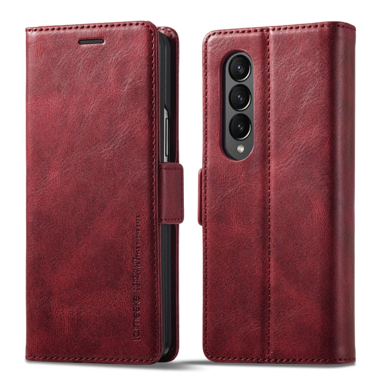 LC.IMEEKE RFID Anti-theft Leather Phone Case, For Samsung Galaxy Z Fold4 5G, For Samsung Galaxy Z Flip4 5G, For Samsung Galaxy Z Flip3 5G