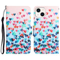 Colored Drawing Leather Phone Case, For iPhone 13