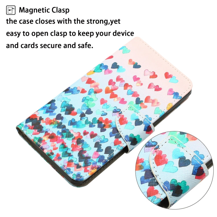 Colored Drawing Leather Phone Case, For iPhone 13