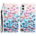 Colored Drawing Leather Phone Case, For iPhone 12 mini