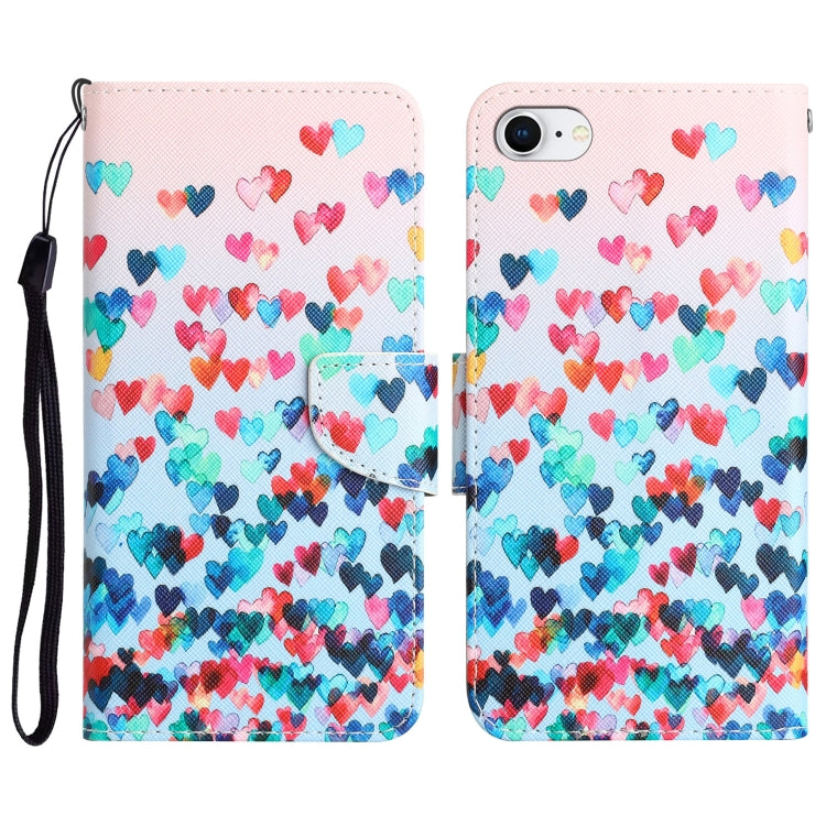 Colored Drawing Leather Phone Case, For iPhone 7 / 8