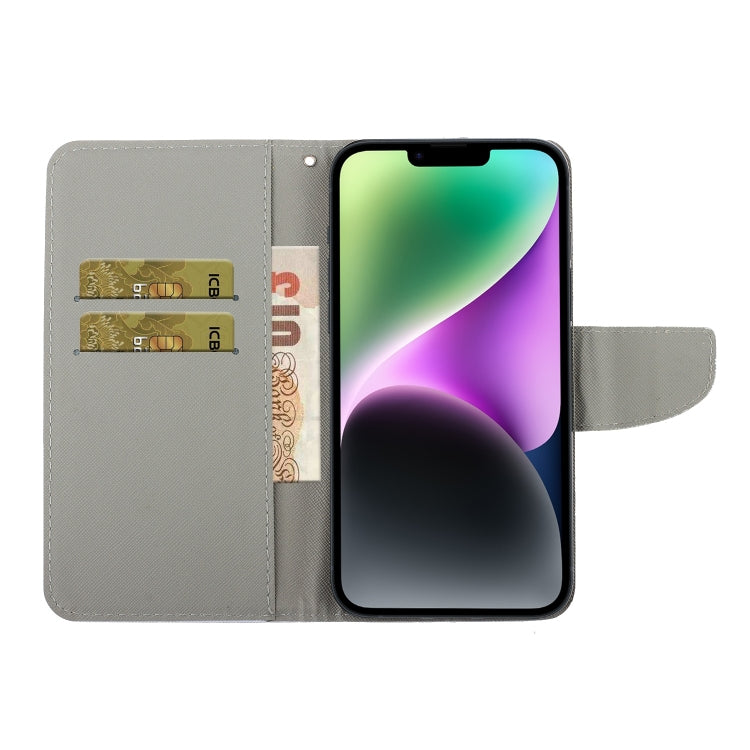Colored Drawing Leather Phone Case, For iPhone 7 Plus / 8 Plus