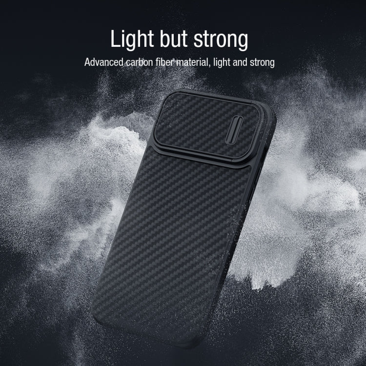 NILLKIN Synthetic Fiber Camshield Phone Case, For iPhone 14 Plus, For iPhone 14 Pro