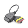 Motorcycle OBD 6 Pin to 16 Pin Adapter Cable for Benelli, For Benelli