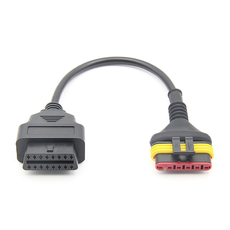 Motorcycle OBD 6 Pin to 16 Pin Adapter Cable for Benelli, For Benelli