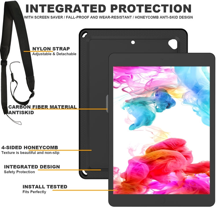 EVA + PC Tablet Case with Shoulder Strap, For iPad 10.2 2022 / 2021 / 2020 / 2019 / 10.5, For iPad Pro 11 inch 2020 / 2018 / Air 5 / Air 4