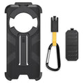 For Ulefone Power Armor 16 Pro / Power Armor 16S Ulefone Back Clip Phone Case with Carabiner(Black)