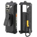 For Ulefone Power Armor 18 Ultra / 18T / 18T Ultra Ulefone Back Clip Phone Case with Carabiner (Black)