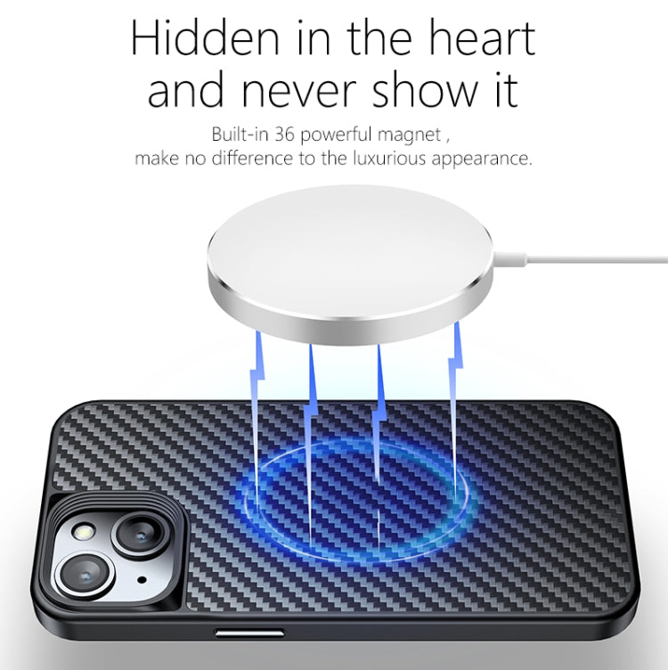 Carbon Fiber Kevlar TPU Phone Case, For iPhone 14 Plus, For iPhone 14 Pro, For iPhone 14 Pro Max