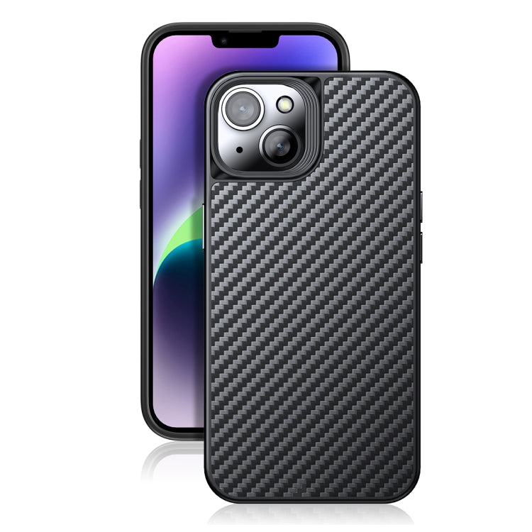 Carbon Fiber Kevlar TPU Phone Case, For iPhone 14 Plus, For iPhone 14 Pro, For iPhone 14 Pro Max