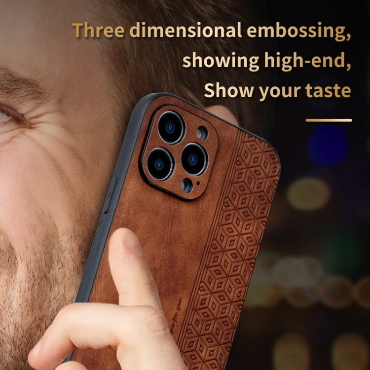 AZNS 3D Embossed Skin Feel Phone Case, For iPhone 14 Pro Max, For iPhone 14 Pro, For iPhone 13 Pro Max, For iPhone 13 Pro