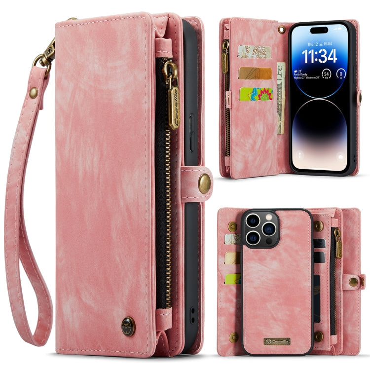 CaseMe 008 Detachable Multifunctional Leather Phone Case, For iPhone 14, For iPhone 14 Plus, For iPhone 14 Pro, For iPhone 14 Pro Max