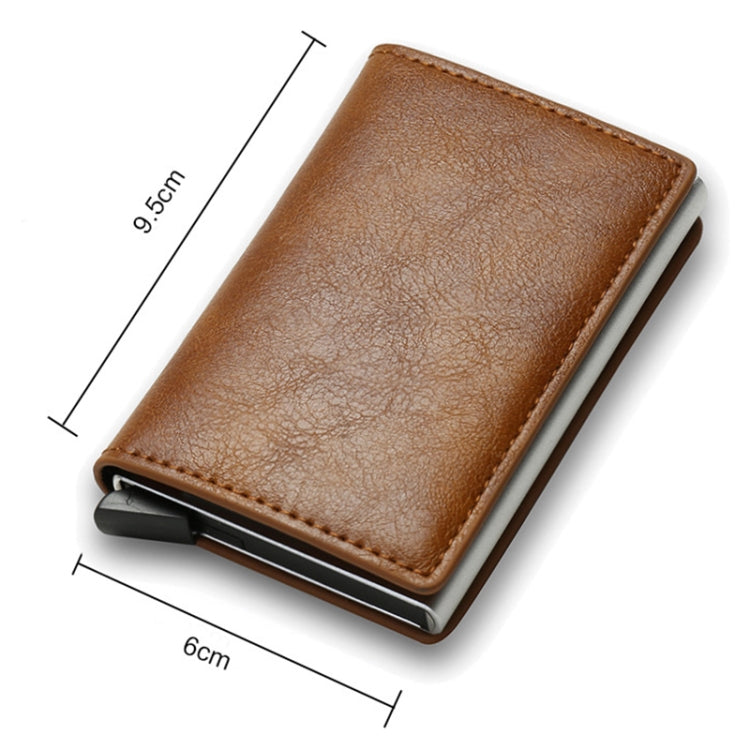 C1804H1 RFID Carbon Fiber Wallet For Men(Bronzed Carbon Fiber)